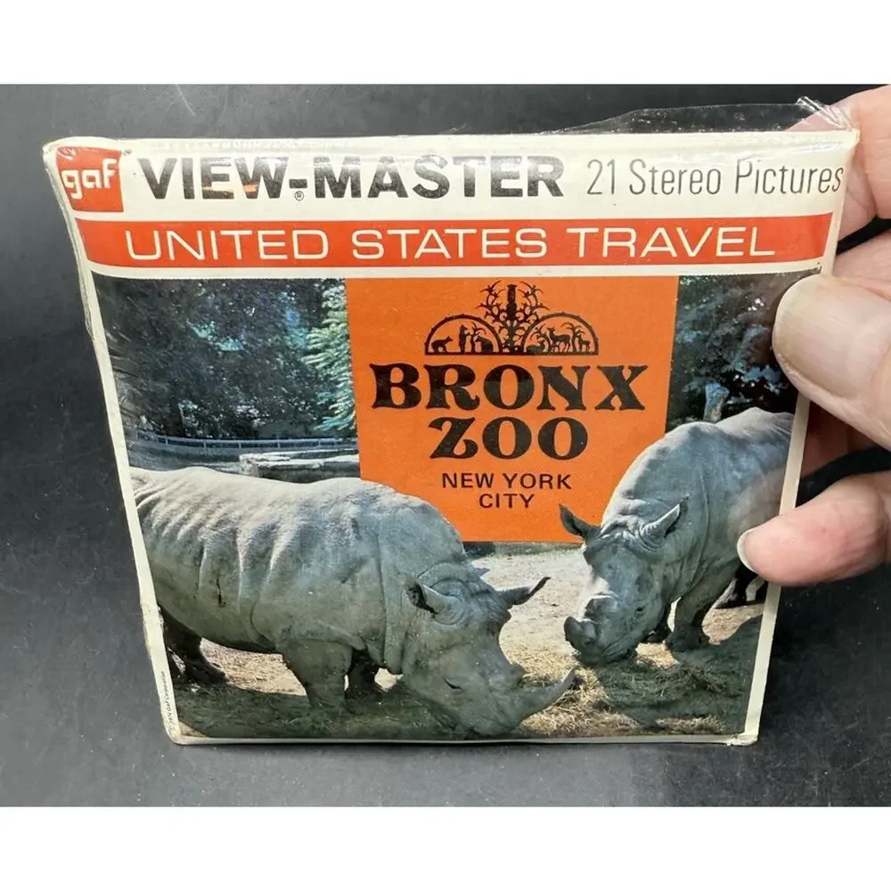 1974 View-Master THE BRONX ZOO New York City A667 -3 Reel Set & Booklet Complete
